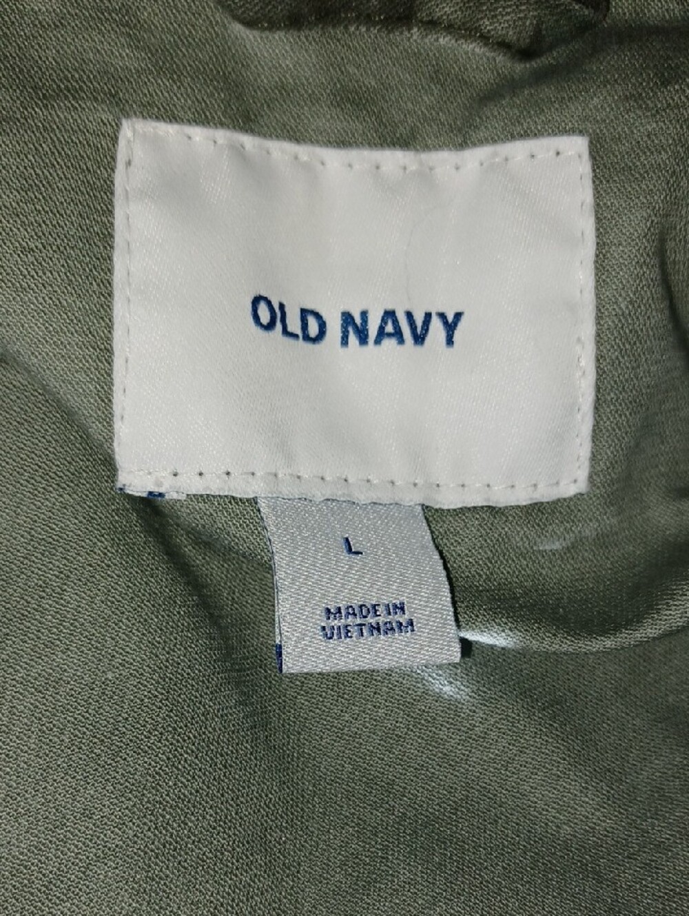 Old Navy Green Camo Utility Jacket Large - Picture 9 of 9